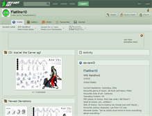 Tablet Screenshot of flatline10.deviantart.com
