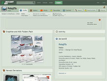 Tablet Screenshot of potajito.deviantart.com