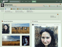 Tablet Screenshot of darkprinsess.deviantart.com