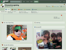 Tablet Screenshot of princesssnowglobing.deviantart.com