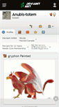 Mobile Screenshot of anubis-totem.deviantart.com