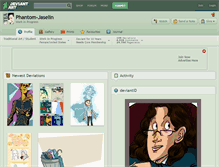 Tablet Screenshot of phantom-jaselin.deviantart.com