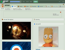 Tablet Screenshot of lakikaki.deviantart.com