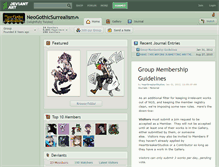 Tablet Screenshot of neogothicsurrealism.deviantart.com