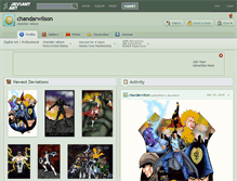 Tablet Screenshot of chandarwilson.deviantart.com