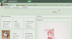 Desktop Screenshot of hiwiwy.deviantart.com