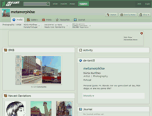 Tablet Screenshot of metamorph0se.deviantart.com