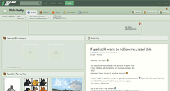 Desktop Screenshot of nick-husky.deviantart.com