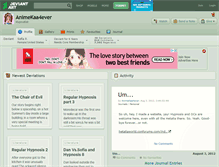 Tablet Screenshot of animekaa4ever.deviantart.com