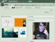 Tablet Screenshot of itildine.deviantart.com