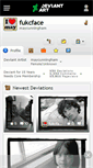 Mobile Screenshot of fukcface.deviantart.com