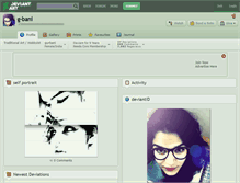 Tablet Screenshot of g-bani.deviantart.com