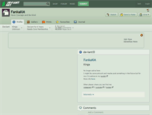 Tablet Screenshot of fankakm.deviantart.com