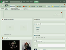Tablet Screenshot of gtta.deviantart.com
