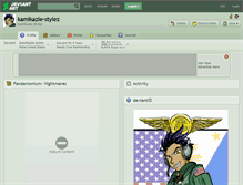 Tablet Screenshot of kamikazie-stylez.deviantart.com