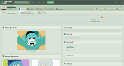 Desktop Screenshot of jellytime.deviantart.com