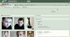 Desktop Screenshot of little-td.deviantart.com