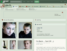 Tablet Screenshot of little-td.deviantart.com
