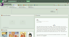 Desktop Screenshot of kimurathecat.deviantart.com