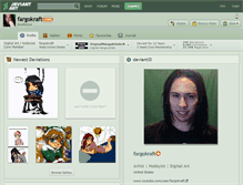 Tablet Screenshot of fargokraft.deviantart.com