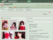 Tablet Screenshot of dynamene-dolls.deviantart.com