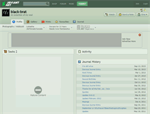 Tablet Screenshot of black-brat.deviantart.com