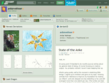 Tablet Screenshot of ankewehner.deviantart.com