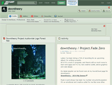 Tablet Screenshot of downtheory.deviantart.com