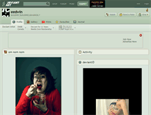 Tablet Screenshot of eedwin.deviantart.com