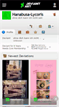 Mobile Screenshot of hanabusa-lycoris.deviantart.com