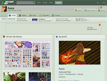 Tablet Screenshot of flutist.deviantart.com
