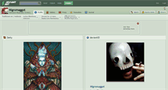 Desktop Screenshot of nigromaggot.deviantart.com