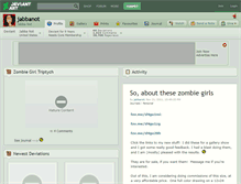 Tablet Screenshot of jabbanot.deviantart.com