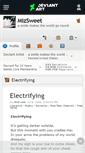 Mobile Screenshot of mizsweet.deviantart.com