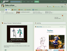 Tablet Screenshot of otaku-artisan.deviantart.com