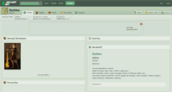 Desktop Screenshot of dschinn.deviantart.com