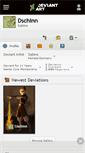 Mobile Screenshot of dschinn.deviantart.com