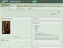 Tablet Screenshot of dschinn.deviantart.com