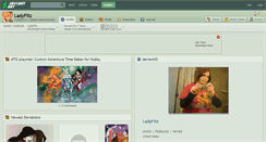 Desktop Screenshot of ladyfitz.deviantart.com