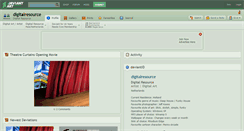 Desktop Screenshot of digitalresource.deviantart.com