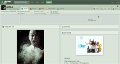 Desktop Screenshot of gerila.deviantart.com