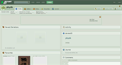 Desktop Screenshot of phyzik.deviantart.com
