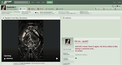Desktop Screenshot of destin8x.deviantart.com
