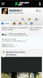 Mobile Screenshot of destin8x.deviantart.com