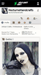 Mobile Screenshot of nocturnehandcrafts.deviantart.com