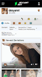 Mobile Screenshot of desyarel.deviantart.com