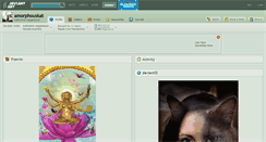 Desktop Screenshot of amorphouskat.deviantart.com