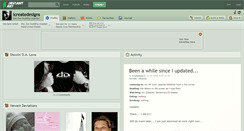 Desktop Screenshot of icreatedesigns.deviantart.com