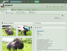 Tablet Screenshot of ninjagirlsai.deviantart.com
