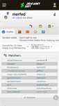 Mobile Screenshot of merfed.deviantart.com